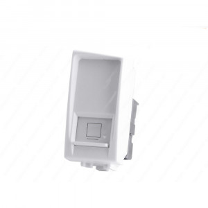 Vetrineinrete® Presa di rete lan compatibile con living light international air connettore modulo rj45 8 pin utp cat 5e 1p bianco