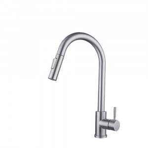 Vetrineinrete® Rubinetto da cucina miscelatore touch con doccetta estensibile per lavello 2 modalità di getto canna alta