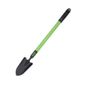 Vetrineinrete® Pala trapiantatore da Giardino con Manico telescopico Lungo Regolabile richiudibile Estensibile da 51 a 79 cm Vanga badile a Punta Stretta attrezzo utensile da Giardinaggio