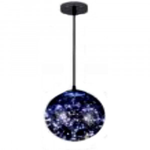 Vetrineinrete® Lampadario a led a sospensione in vetro 10 watt lampada a sfera effetto cielo stellato a luce Fredda 6500k