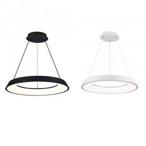 Vetrineinrete® Lampadari a led 43 watt tre colorazioni di luce lampada da soffitto a sospensione ultra moderno cucina soggiorno 