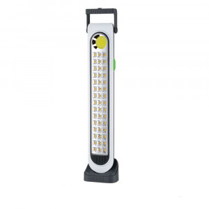 Vetrineinrete® Torcia di emergenza ricaricabile con carica solare lampada pannello solare caricabatteria usb bianca