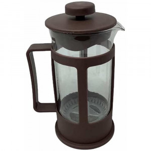 Vetrineinrete® Cappuccinatore montalatte Manuale in Vetro 300 ml Macchina per Cappuccino Schiuma caffè Latte