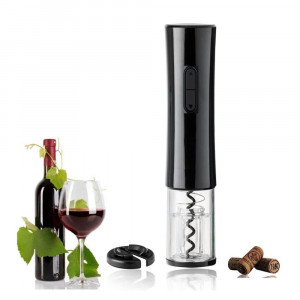 Vetrineinrete® Apribottiglia elettrico a batteria per bottiglia di vino cavatappi con taglia capsula apri bottiglia