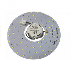 Vetrineinrete® Circolina led 2835 modulo neon circolare 22 watt 265 volt ricambio neon per plafoniere luce calda fredda naturale