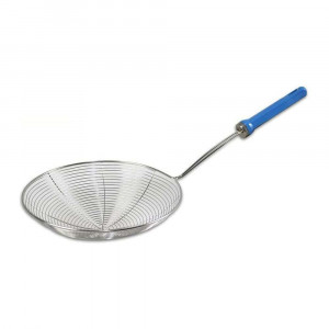Vetrineinrete® Schiumarola a Rete in Acciaio per fritti mestolo Utensili Attrezzi da Cucina schiumarole per frittura Ø 20 cm 