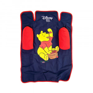 Vetrineinrete® Coprisedile da auto per bambini Winnie the Pooh con supporto per testa e copri cintura di sicurezza confort e protezione