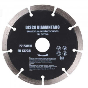 Vetrineinrete® Disco diamantato segmentato 180 mm per tagliapiastrelle smerigliatrice flex lama da taglio piastrelle granito ceramica 