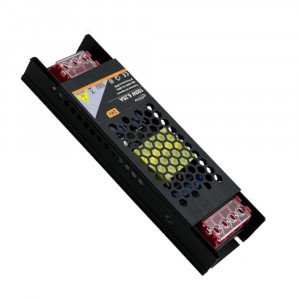 Vetrineinrete® Alimentatore slim stabilizzato 24v 150 watt switch trasformatore 6.25 mha per videosorveglianza e led