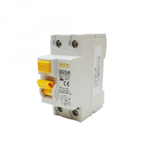 Vetrineinrete® Interruttore magnetotermico differenziale salvavita modulare per quadro elettrico 2 moduli 2P+N 6ka 40 ampere