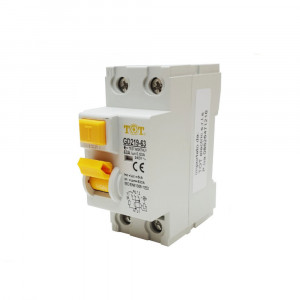 Vetrineinrete® Interruttore magnetotermico differenziale salvavita modulare per quadro elettrico 2 moduli 2P+N 6ka  63 ampere