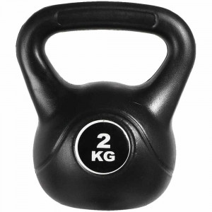 Vetrineinrete® Kettlebell Pesi per Fitness Spor 2 Kg Peso Palla con Maniglia Sabbia per Allenamento 