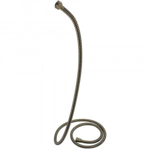 Vetrineinrete®  Laccio doccia bronzo tubo flessibile per doccetta e vasca da 200 cm attacco 1/2 pollici per soffione