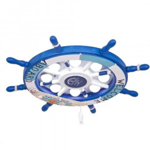 Vetrineinrete® Plafoniera a led a forma di timone 40 watt lampadario decorativo tre colorazione di luce 
