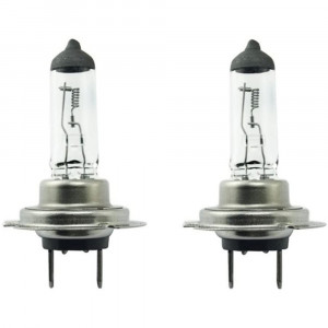 Vetrineinrete® Lampadina per auto h7 55 watt 12 volt luce calda lampadina alogena di ricambio