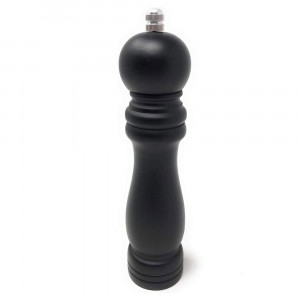 Vetrineinrete® Macina Sale Pepe spezie macinino Mulino Manuale trita spezie macinapepe macinasale macinaspezie Nero Opaco