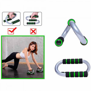Vetrineinrete® Maniglie per Flessioni attrezzo Sportivo potenziamento allenare Braccia Spalle Muscoli Palestra Fai da Te Personal Trainer Esercizio fisco