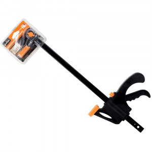 Vetrineinrete® Morsetto a sgancio rapido strettoio reversibile serraggio a cricchetto morsa da falagname per bricolage 300 mm