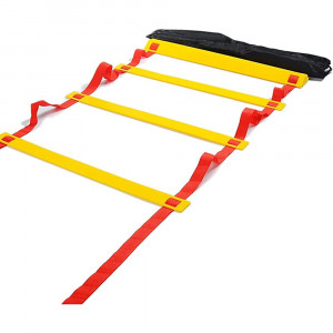 Vetrineinrete® Scala di allenamento calcio scaletta per fitness training spedd aility ladder 6 metri 
