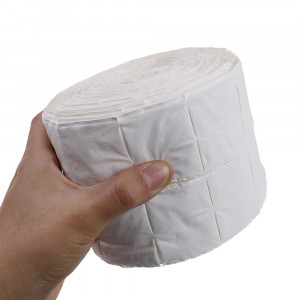 Vetrineinrete® Rotolo di pads 250 pezzi per ricostruzione unghie colata semipermanente salviettine tamponi pad in cellulosa