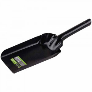 Vetrineinrete® Paletta in metallo per carbone pala per pulizia cenere camino caminetto stufa barbecue raccogli ceneri 33x10 cm 