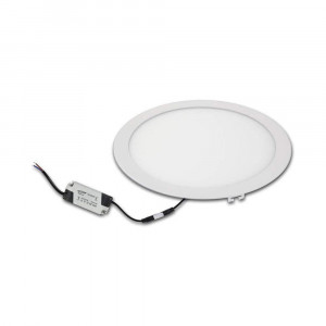 Vetrineinrete® Pannello led incasso tondo slim 18 watt plafoniera luce naturale 4000k faretto illuminazione di interni driver incluso