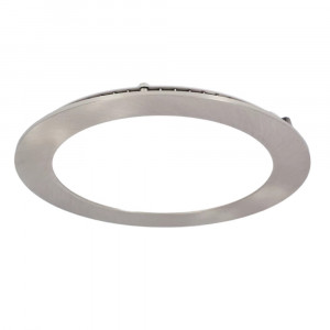 Vetrineinrete® Pannello led incasso silver tondo slim 6 watt plafoniera luce 6500k 3000k 4000k