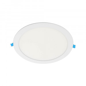 Vetrineinrete® Pannello led incasso rotondo slim plafoniera12  watt cct tre colorazione di luce fredda calda naturale selezionabile