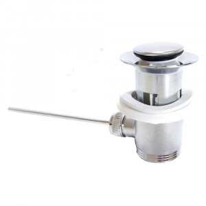 Vetrineinrete® Piletta di scarico con tappo salterello per lavello da bagno bidet filtro per lavandino con aste