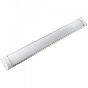 Vetrineinrete® Plafoniera led slim sottopensile tubo neon 28 watt 90 cm luce calda 3000 k per soffitto mensole ripiani