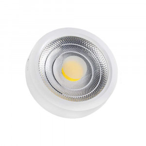 Vetrineinrete® Plafoniera led cob 25 watt montaggio esterno a soffitto lampada a luce calda 3000k