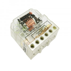 Vetrineinrete® Relè interruttore impulsi elettromeccanico con circuito bobina separata 2 contatto 1no 230V 10A  