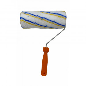 Vetrineinrete® Rullo per pittura pennello di precisione 10" con impugnatura ergonomica antiscivolo 250 mm 