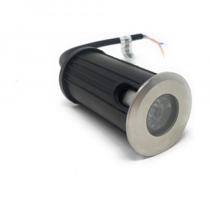 Vetrineinrete® Faretto incasso segnapasso 1 led 1 watt luce bianca 6500k calda 3000k naturale 4000k blu verde luce calpestabile da esterno giardino 12V IP68