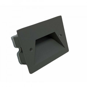 Vetrineinrete® Faretto led segnapasso a muro 3 watt per cassetta 503 incasso luce bianca 6500k calda 3000k naturale 4000k ip65