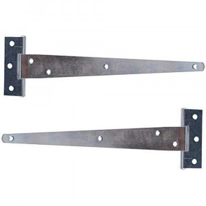 Vetrineinrete® Set 2 cerniere a T cerniera a croce in acciaio per porta finestra con viti per il fissaggio 100 mm 4"