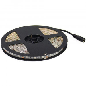 Vetrineinrete® Striscia led 2835 strip led flessibile 5 metri bobina adesiva 600 led smd luce bianca calda 3000k waterproof Ip55