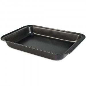 Vetrineinrete® Teglia da Forno Rivestimento Antiaderente 38 x 26 x 5 cm Stampo per Dolci Torte Pane Lasagna per Cucinare