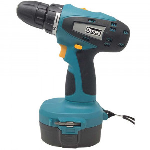 Vetrineinrete® Trapano avvitatore svitatore e a percussione con doppia batteria 18V ricaricabile e mandrino da 10 mm avvita e svita fai da te cordless 
