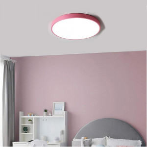 Vetrineinrete® Plafoniera a led 70 watt rotonda lampada da soffitto rosa lampadario a luce fredda o naturale 