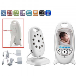 Vetrineinrete® Baby monitor digitale a colori videocamera per monitoraggio bambini per sorveglianza dei neonati e controllo sonno con visione notturna