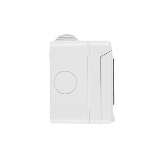 Vetrineinrete® Cassetta con coperchio idrobox per esterno a 2 posti compatibile con matix custodia per interruttori ip55 