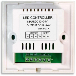 Vetrineinrete® Strip led controller moderno da parete Touch luce dimmerabile bianco 8.5 cm illuminazione strisce led
