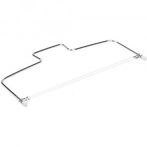 Vetrineinrete® Filo Taglia Torta Regolabile 9 Livelli Tagliare e affettare Torte con Doppio Filo in Metallo 31.5 x 15 cm Utensili da Cucina Pasticceria