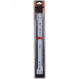 Vetrineinrete® Guide per cassetti 2 pezzi scorrevoli a rullo fissaggio laterale binario ad estrazione per cassetto mobile scrivania 
