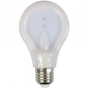 Vetrineinrete® Lampadina slim led attacco e27 piatta 12 watt 1160 Lm 220v luce calda 3000k illuminazione casa ufficio 70x120 cm 