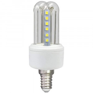Vetrineinrete® Lampadina led attacco E14 5 watt luce calda 3000k illuminazione luci