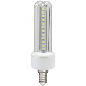 Vetrineinrete® Lampadina led attacco E14 7  watt luce calda 3000k  illuminazione luci