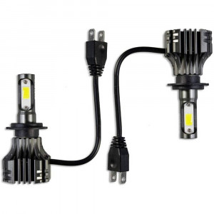 Vetrineinrete® Lampadina LED per auto  H7 36 watt 12 volt luce bianca 6000k di ricambio 10000Lm illuminazione 360