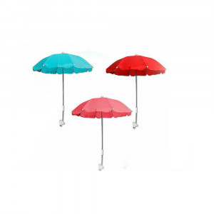 Vetrineinrete®  Ombrellino per passeggino parasole universale ombrello Ø70 cm per carrozzina protezione dai raggi solari uv accessori per carrozzino